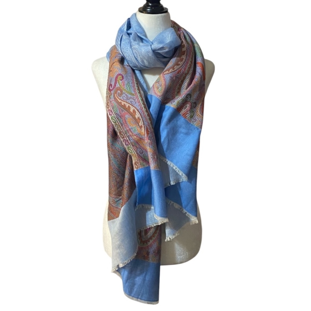 Pashmina shawl/scarf. Wool/silk blend